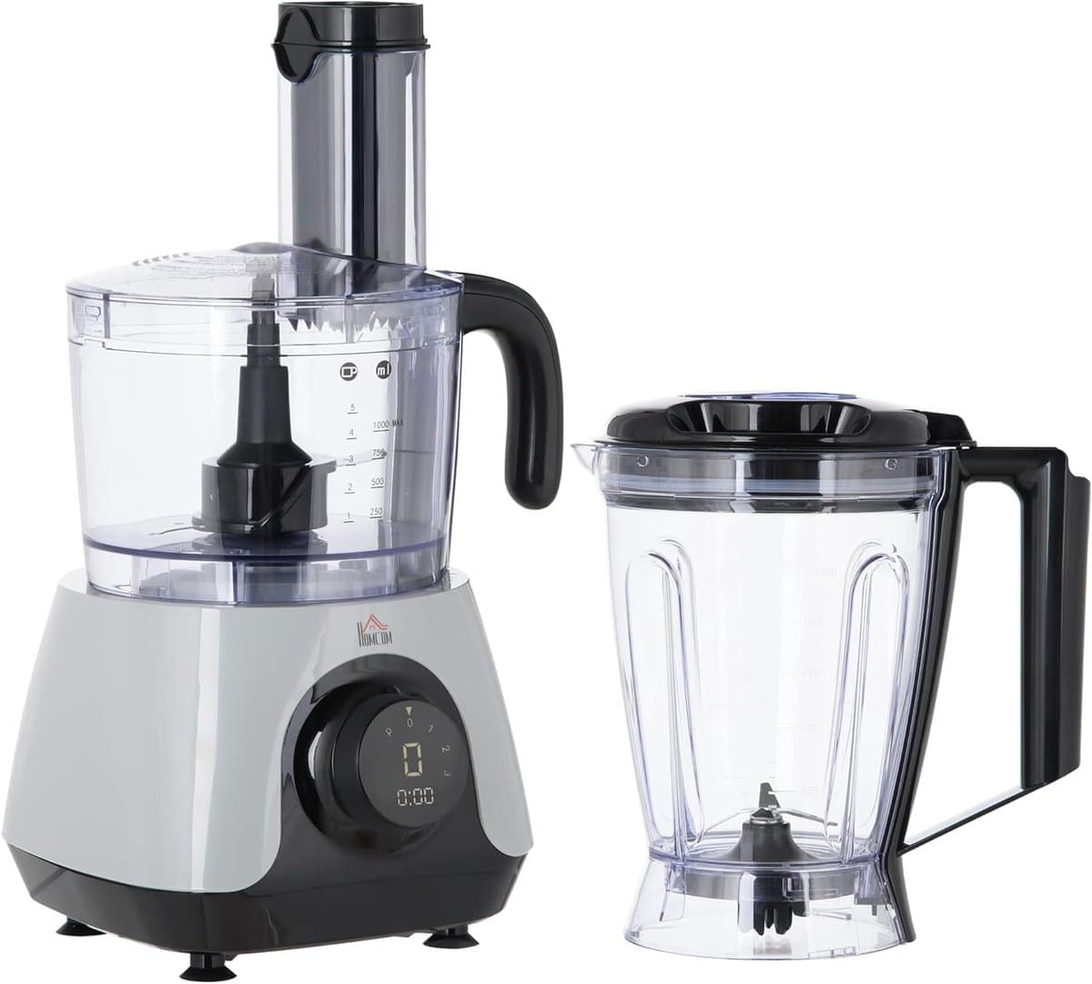 7-in-1 Keukenmachine - Multifunctionele Mixer met 1,25L Mengkom, 3 Snelheden en Veiligheidsfuncties — afbeelding 1
