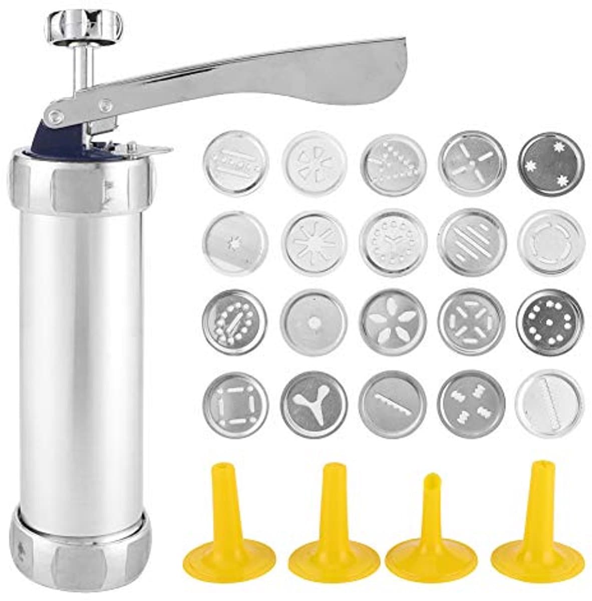 Cookie Press Cutter Maker met 20 Koekjesvormen en 4 Sproeiers — afbeelding 1