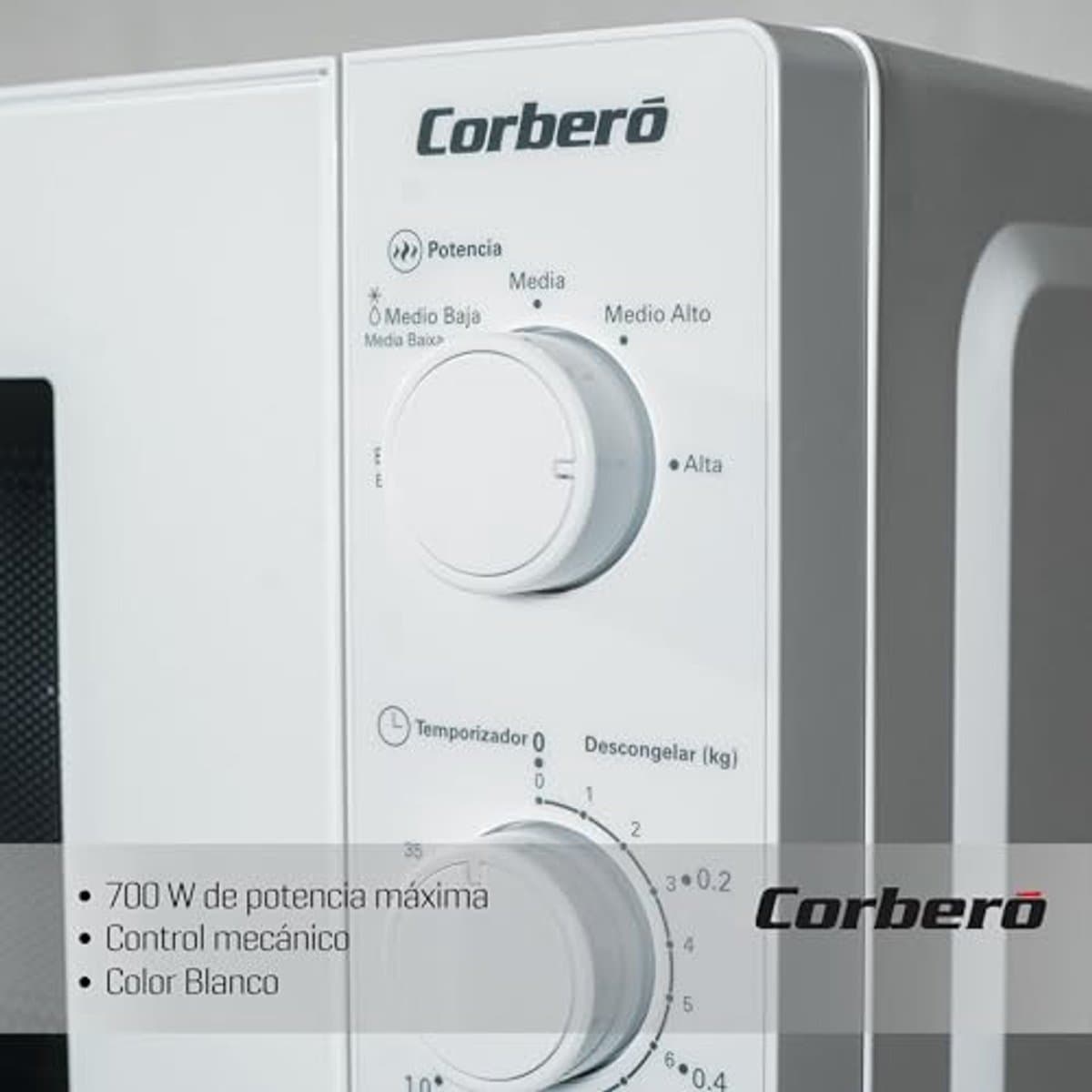 Magnetron met Vrije Installatie - 20 L, 700 W, 5 Standen, Mechanische Bediening — afbeelding 1