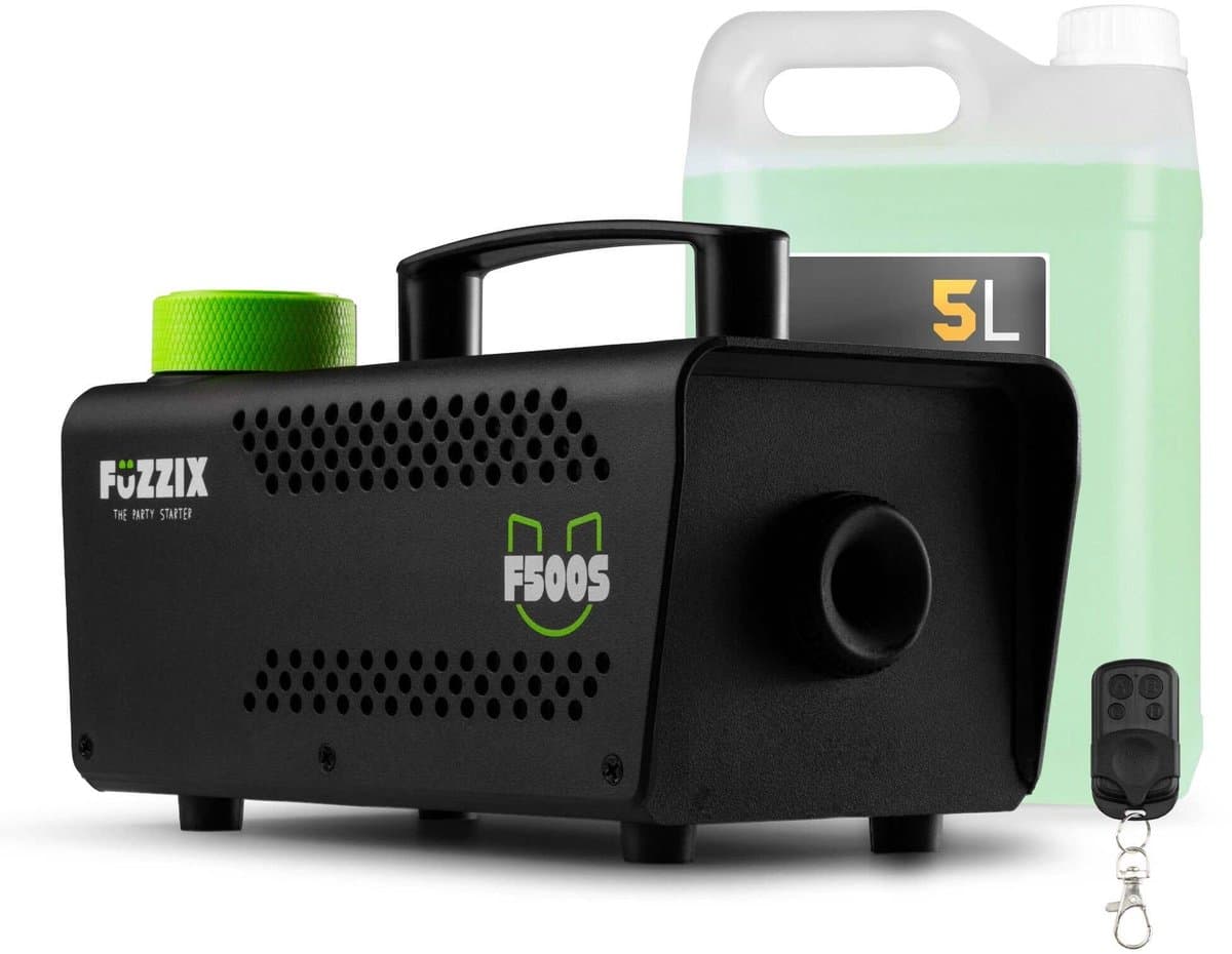 Party Rookmachine - Fuzzix F500S - 500 Watt - Draadloze afstandsbediening - 5 liter vloeistof — afbeelding 1