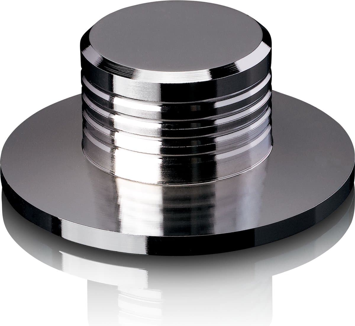 Lenco Aandrukgewicht voor Platenspeler - Platenpuck - Platenstabilisator - TTA-076SI - Chroom — afbeelding 1
