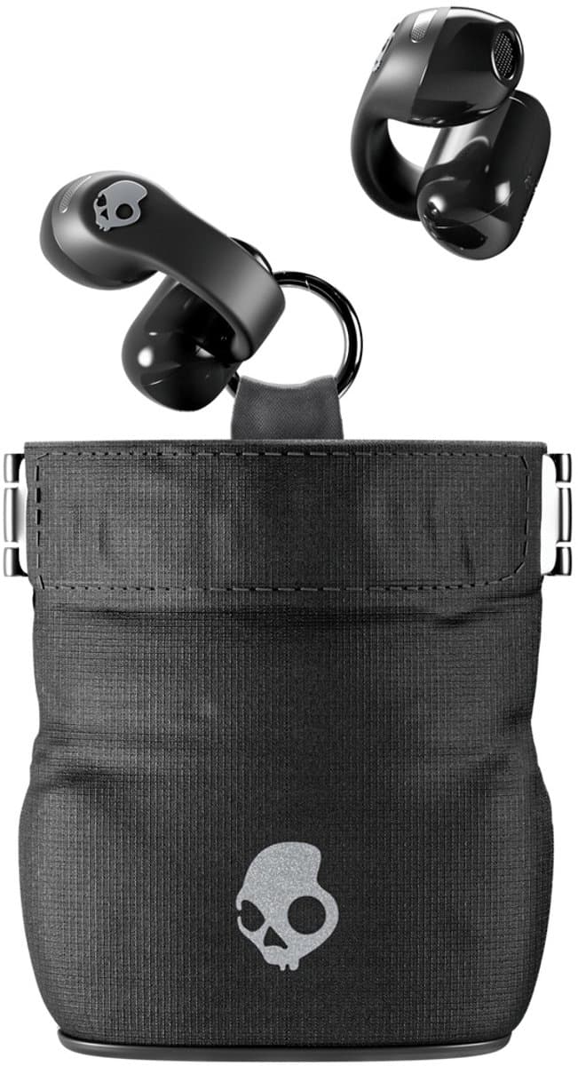 Skullcandy Push 720 Open True Wireless Oortjes - Open-Ear Oordopjes - Clip-on Design - Draadloze Oplaadhoes - Zwart — afbeelding 1