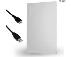 RFWR® Ultradunne draagbare externe harde schijf 1TB met USB 3.0 - Geschikt voor PC, Mac, Gaming en Laptop