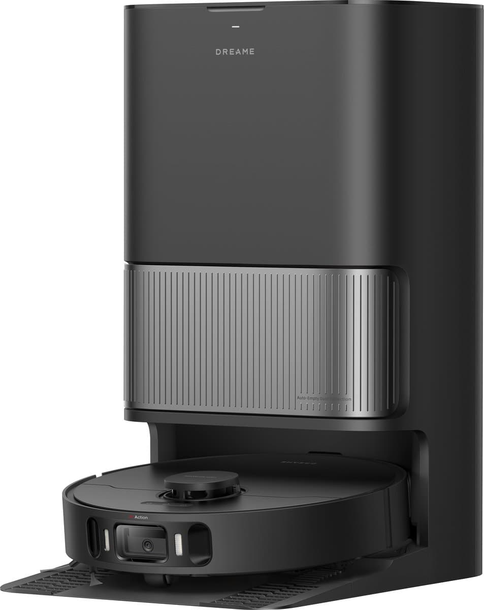 Dreame L40 Ultra AE – Zelfreinigende Robotstofzuiger met Warmwater Dweilsysteem, 19.000 Pa Zuigkracht & Automatisch Leegstation - Zwart — afbeelding 1