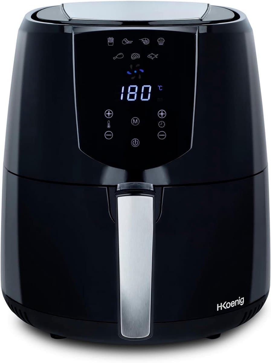 Multifunctionele Compacte Airfryer 4L - Gezond Koken met 7 Instelbare Programma's en Temperatuurregeling van 80° tot 200°C — afbeelding 1