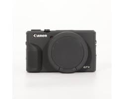 Siliconen camerahoes - Beschermhoes - Camerabeschermingshoes - Compatibel met Canon G7X Mark III camera - Zwart
