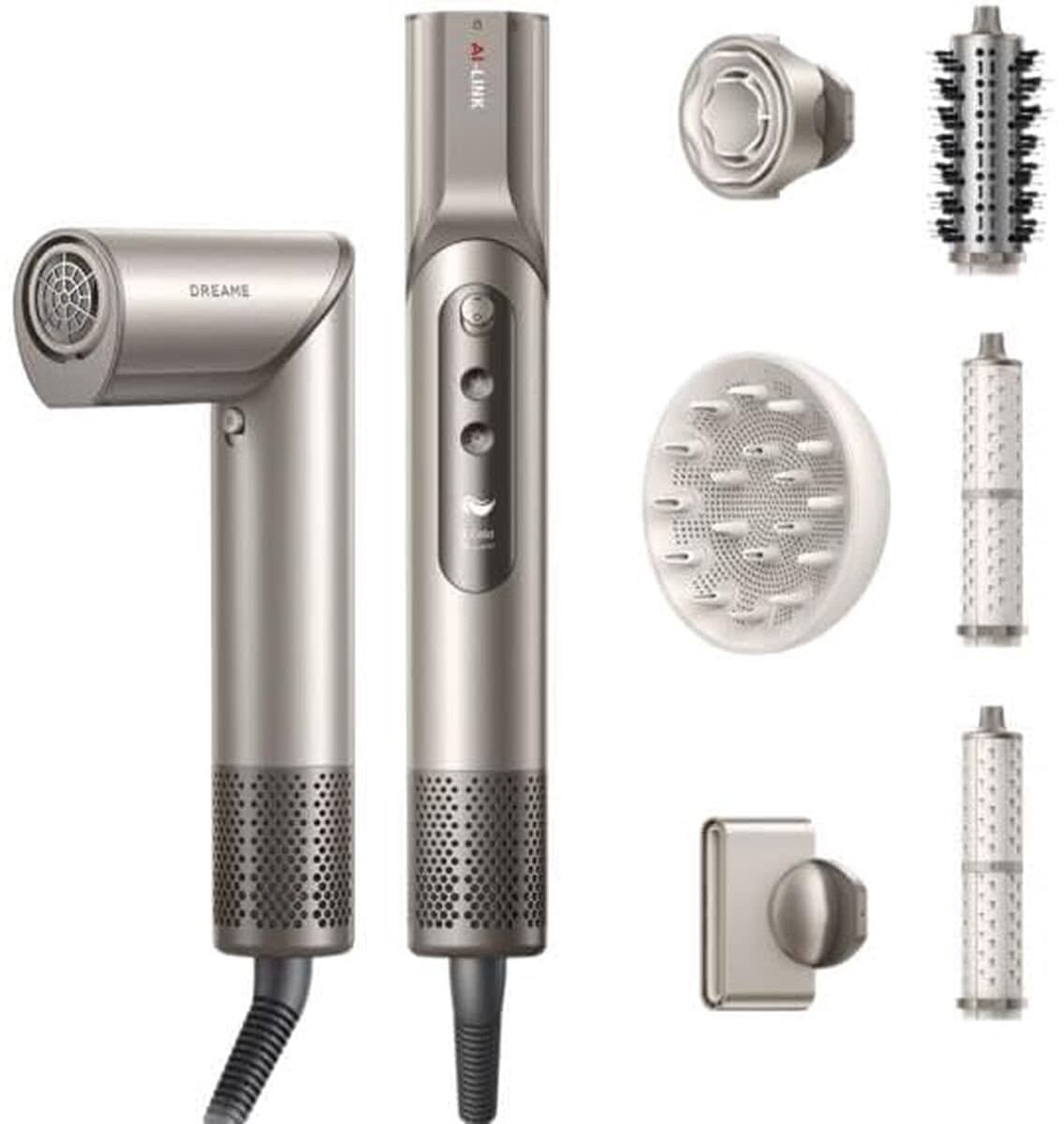 DREAME Dazzle High-Speed Haardroger Airstyler Goud — afbeelding 1