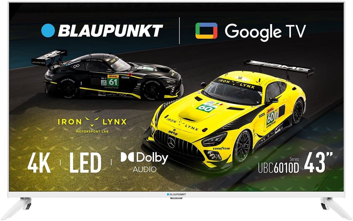 Blaupunkt 43UBG6010S – 43 inch 4K UHD LED TV – Google TV – HDR10 – Dolby Audio — afbeelding 1