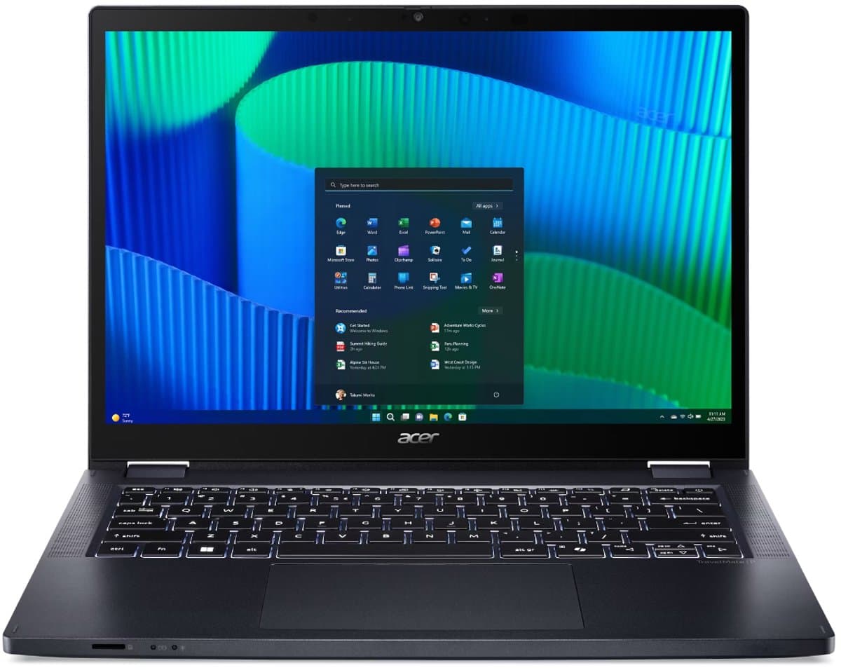 Acer TravelMate P4 Spin 14 TMP414RN-55-TCO-59VM QWERTY — afbeelding 1