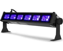 BeamZ BUV63 Blacklight bar met 6 UV LED's van 3W per LED