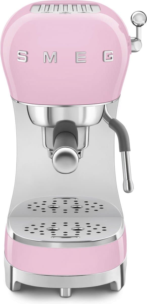 SMEG ECF02PKEU - Handmatige esspressomachine - Roze - Stoompijp — afbeelding 1