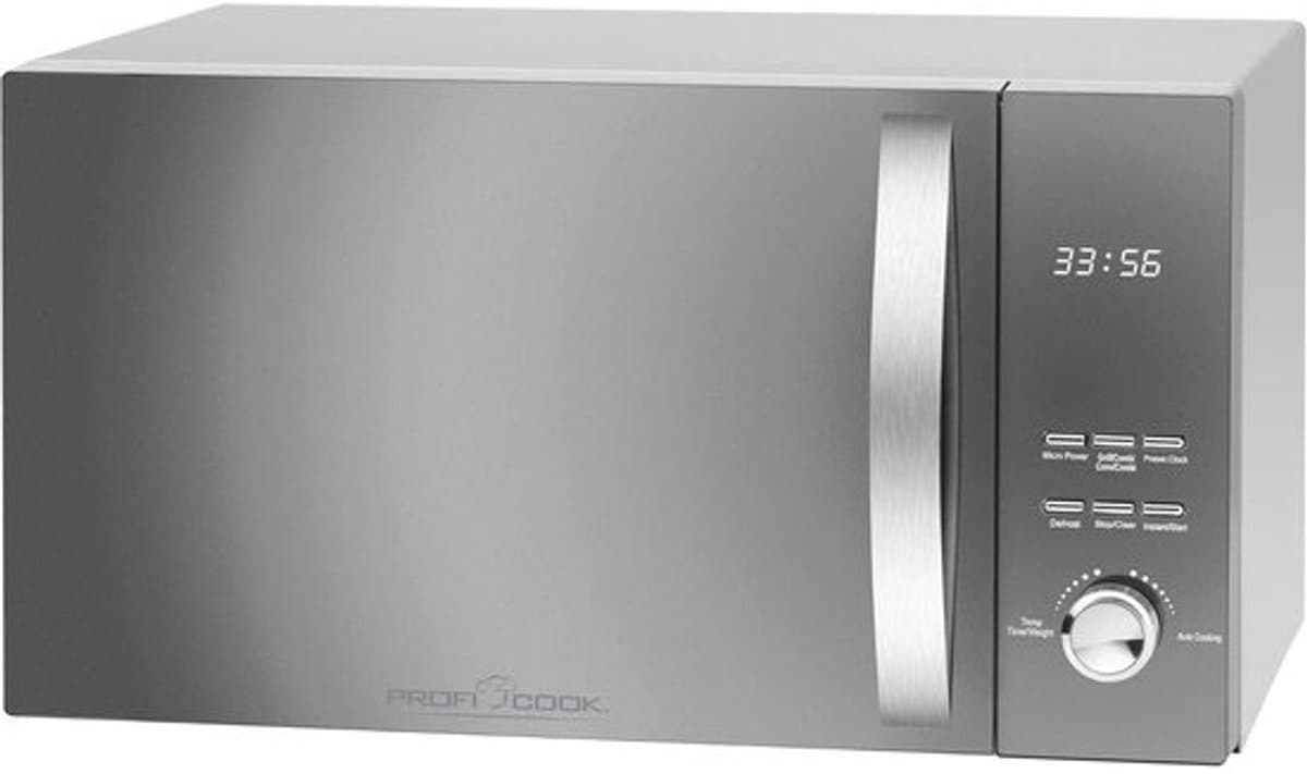 Magnetron met grill - Hete lucht oven - Snel koken - 3-in-1 functie - 23 liter inhoud - Roestvrij staal — afbeelding 1