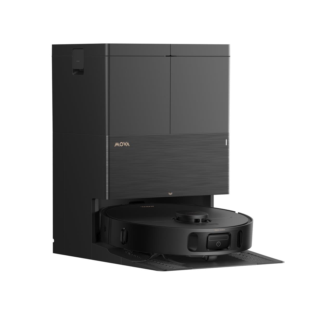 Mova E50 Pro Ultra Robotstofzuiger Zwart - Heet water dweilen - Automatisch legen en bijvullen - 700 m² - Huisdierenhaar - Randreiniging - Grote watertank — afbeelding 1