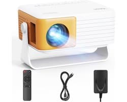 Thijox - Y3 Mini Beamer, Draagbare Full HD Videoprojector voor Thuisbioscoop en Outdoor Gebruik, Compatibel met HDMI, USB, Smartphone, PS5, Fire Stick