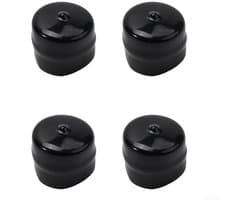 Omgoods - Set van 4 Rubberas voor Grasmaaier en Tuintractor