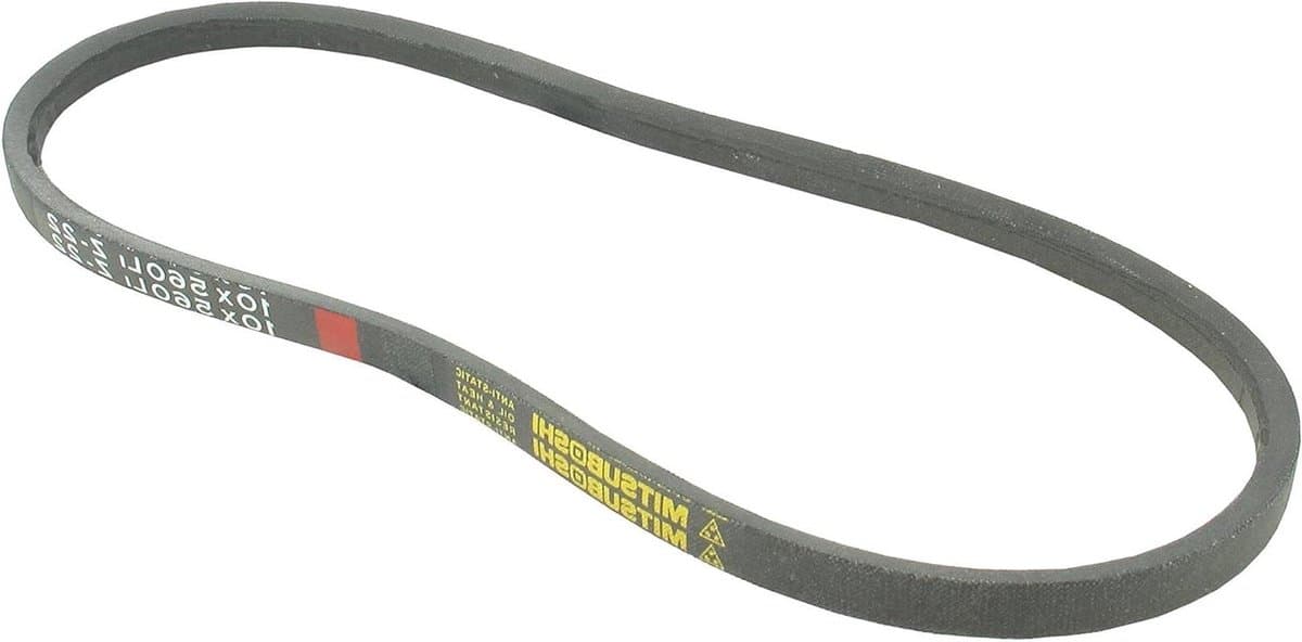 V-snaar - Gladde riem - Maaien Gras - Z-serie - 10x6x1264 mm - Zwart — afbeelding 1