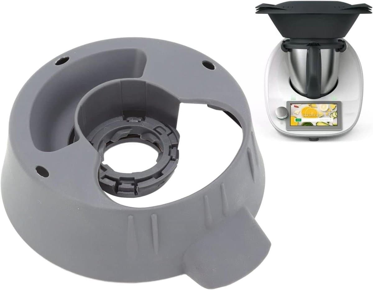 Keukenmachine Basisdeel - Mixer Onderdeel - Koken en Mixen - Veiligheidsslot - 14.3 cm - Grijs — afbeelding 1