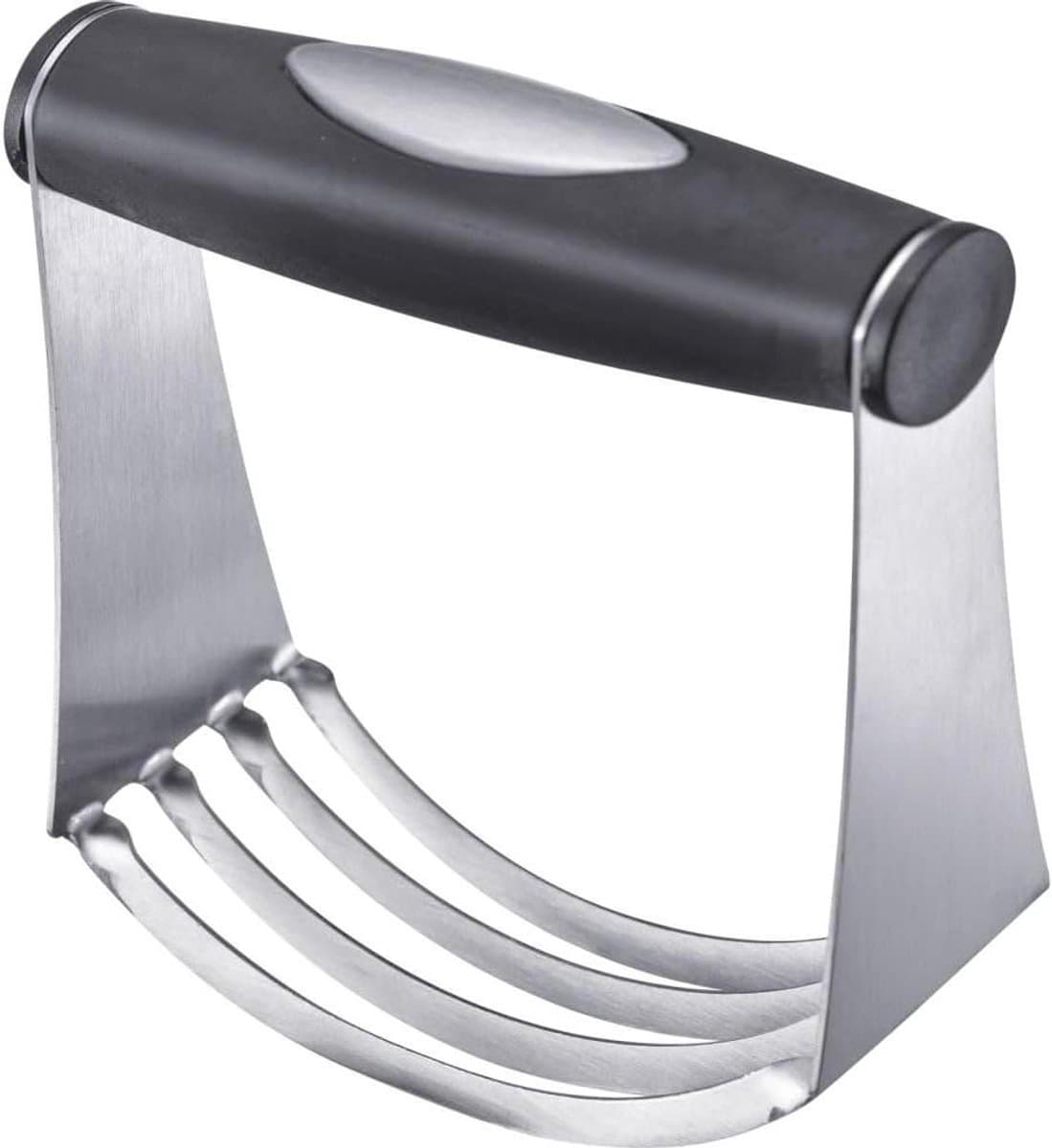 Deegkneder RVS - Keukenmixer - Deeg Mengen - Ergonomisch Handvat - 17 cm - Zilver — afbeelding 1