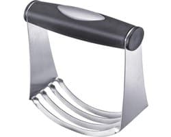 Deegkneder RVS - Keukenmixer - Deeg Mengen - Ergonomisch Handvat - 17 cm - Zilver