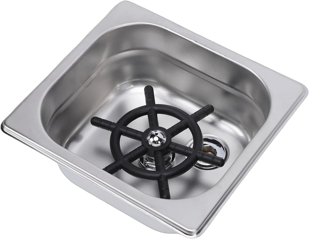 Automatische Cup Washer - Glazen Spoeler - Snel Glazen Reinigen - Ruimtebesparend Ontwerp - 17.5 cm Lengte - Zilver — afbeelding 1