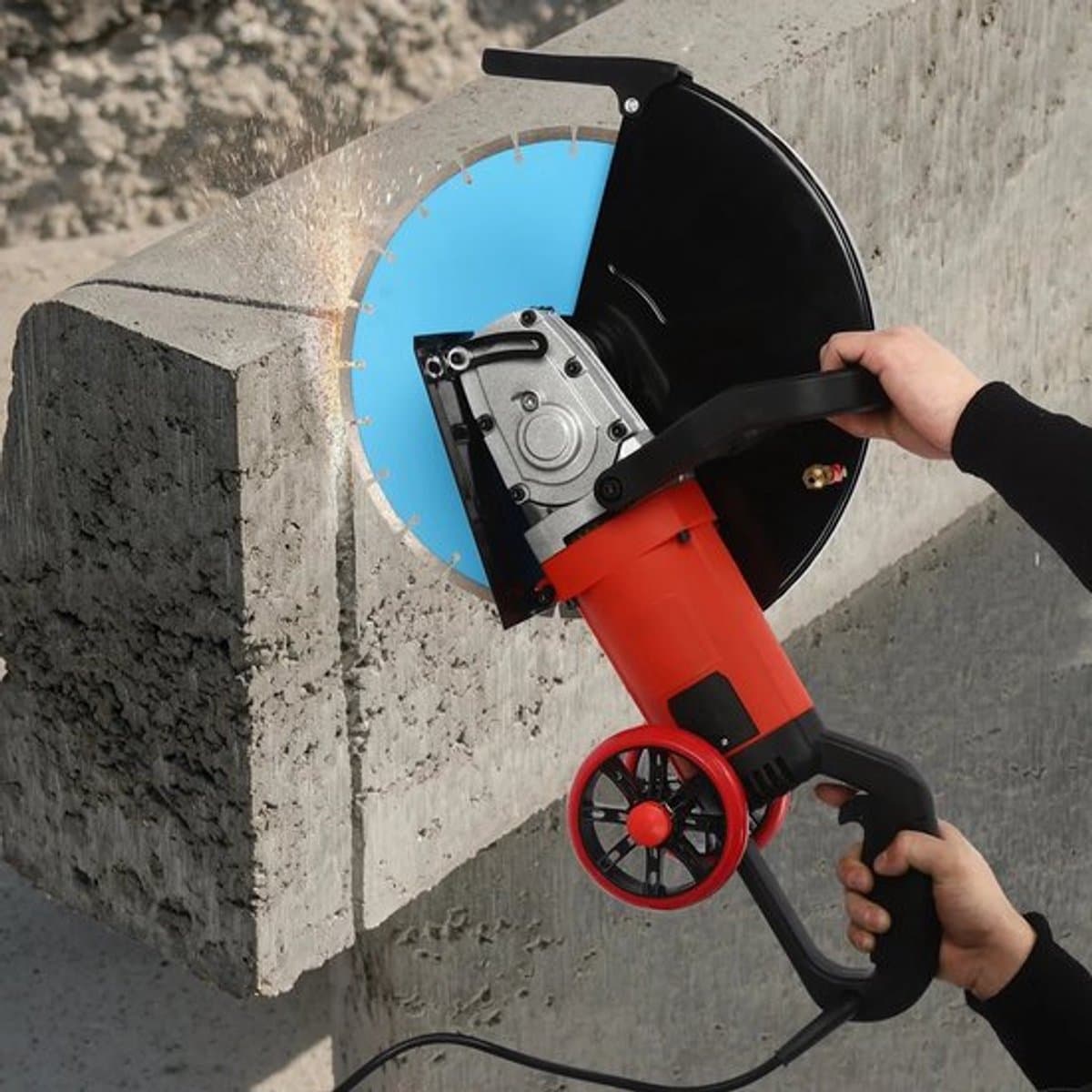 Elektrische Betonzaag – Betonzaag – Diamantzagen – Steenzaag – Baksteenzaag – 4000W Motor – 13,5 Cm Zaagdiepte — afbeelding 1