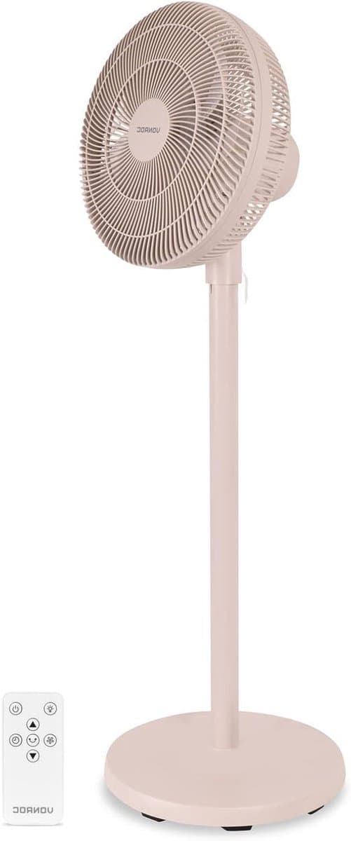 Staande ventilator - Vloer ventilator - Comfort Vergroten - 3 Instelbare Hoogtes - 110 cm - Beige — afbeelding 1