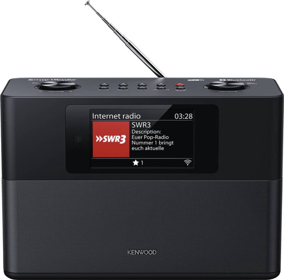 Kenwood CR-ST120S-B Compacte radio Stereo /Internet/ FM/DAB/BT zwart — afbeelding 1