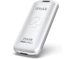 Externe SSD - Draagbare Harde Schijf - Snelle Data Overdracht - USB 3.2 Gen 2x2 - 256 GB - Zilver