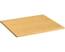 vidaXL - Kookplaatafdekking - 50x56x1,5 - cm - bamboe