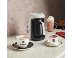 Karaca x Beşiktaş Gelicentieerde Hatır Hüps Turkse Koffiemachine met Melkfunctie en Clublied