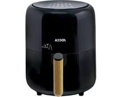 Heteluchtfriteuse - Airfryer Olievrije Frituurpan - Gezond Koken - Snel Luchtcirculatiesysteem - 3.8 Liter - Zwart
