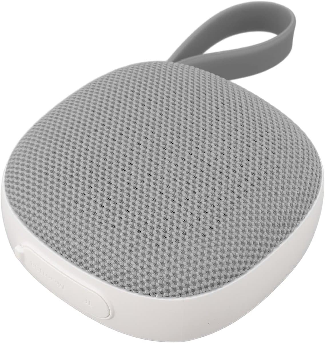 Oneay Magnetische golfspeaker – Draagbare IPX6 Bluetooth 5.3 speaker met stereo bas, microfoon en draagband – Met geheugenkaartslot, magneet en haak voor bevestiging aan golftas – Geschikt voor buitengebruik - Wit — afbeelding 1