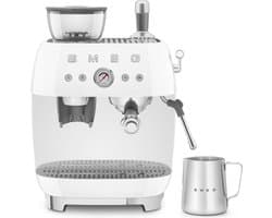 SMEG EGF03WHEU - Espressomachine met geïntegreerde bonenmaler - Wit