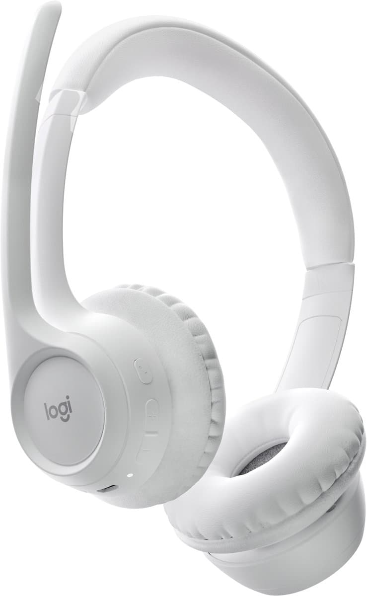 LOGITECH Zone 300 981-001417 On-ear Draadloze headset Met Noise-cancelling Wit — afbeelding 1