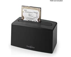 Nedis Docking Station voor Harde Schijf - USB 3.2 Gen1 - USB Type-A - 1 Schijf - 2.5 / 3.5 " - USB 3.2 Gen1 - Docking - Desktop