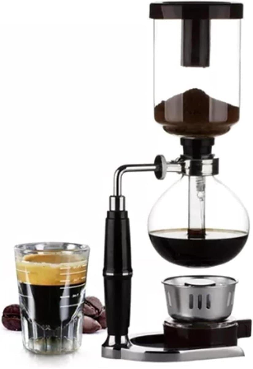 Sifon Koffiezetapparaat met Roestvrijstalen Basis - Handgebrouwen Koffie - Hete Theemaker — afbeelding 1
