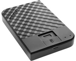 Externe Harde Schijf - Draagbare Opslag - Veilige Data - Vingerafdruk Scanner - 12.6 x 8.1 cm - Zwart