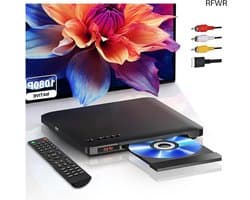 DVD Speler met HDMI - Blu Ray Spelers - Externe DVVD Speler Compact