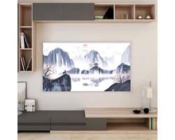 Tv Hoes - Scherm Beschermer - Decoratief Scherm - Half Gesloten Ontwerp - 47-50 Inch