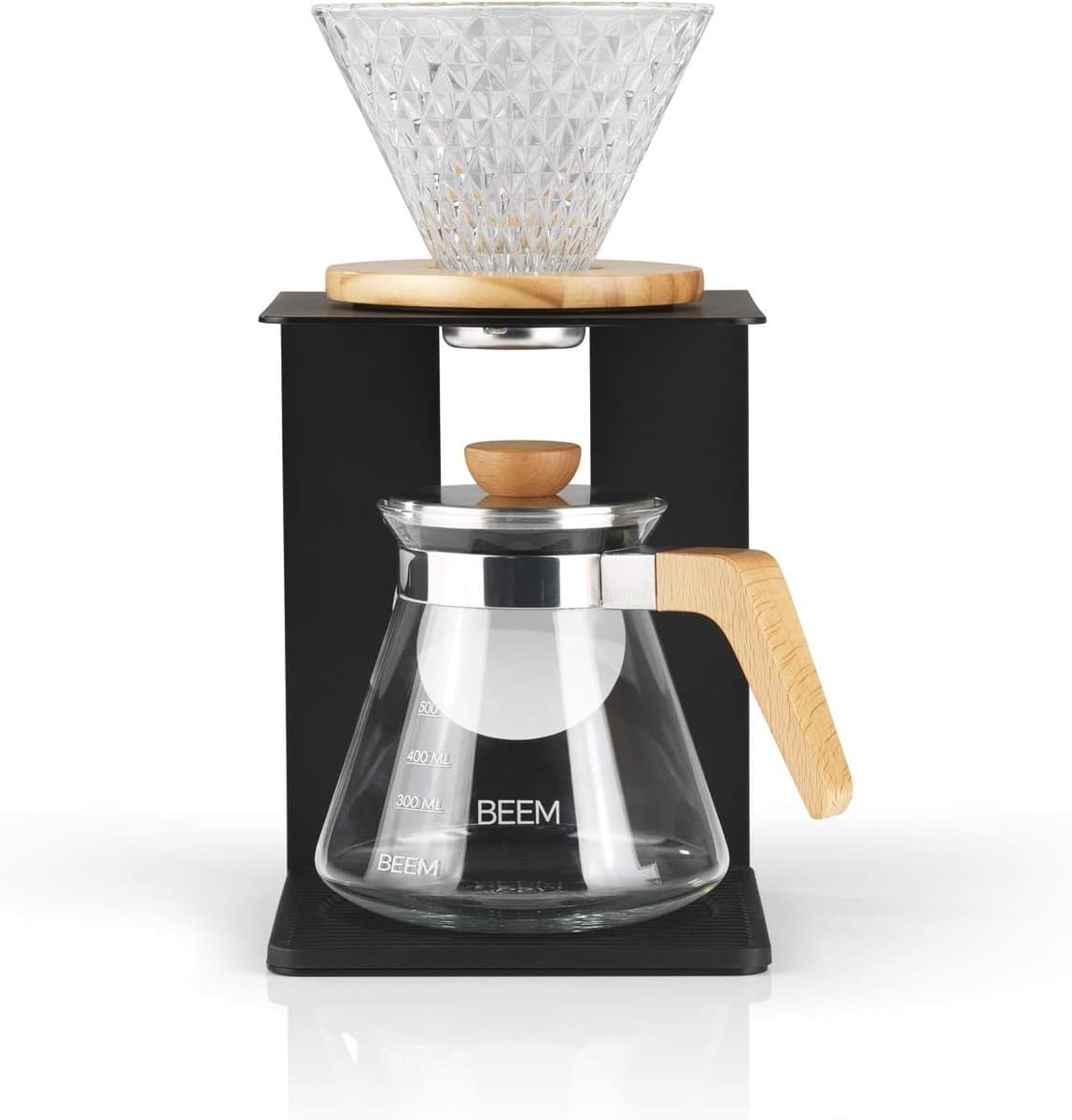 Glazen Handfilter Koffiezetapparaat Set voor 4 Kopjes | Handmatige Koffiebrouwkunst — afbeelding 1