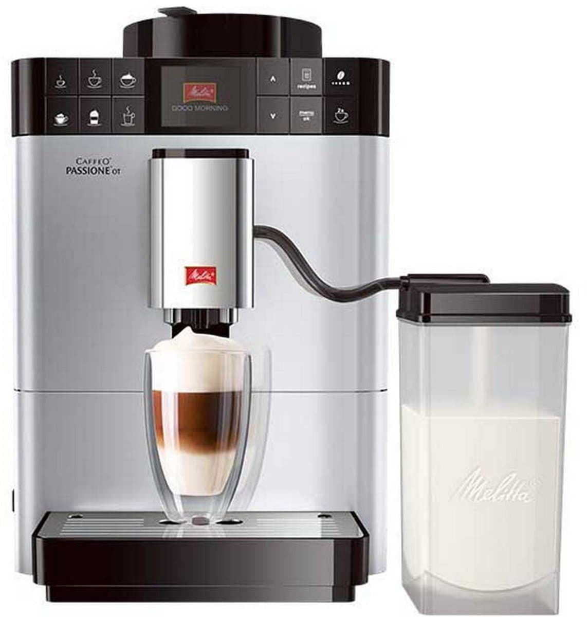 Melitta Caffeo Passione One Touch F531-101 - Espressomachine - Zilver — afbeelding 1