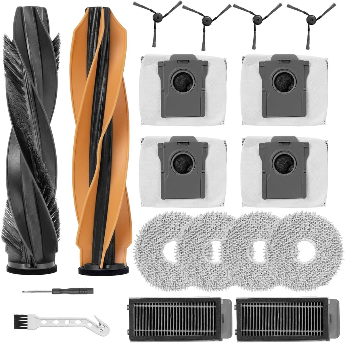 18-delige Accessoirekit Geschikt voor Dream X50 Ultra Complete/L50 Pro Ultra/X50 Master Stofzuigerrobots — afbeelding 1