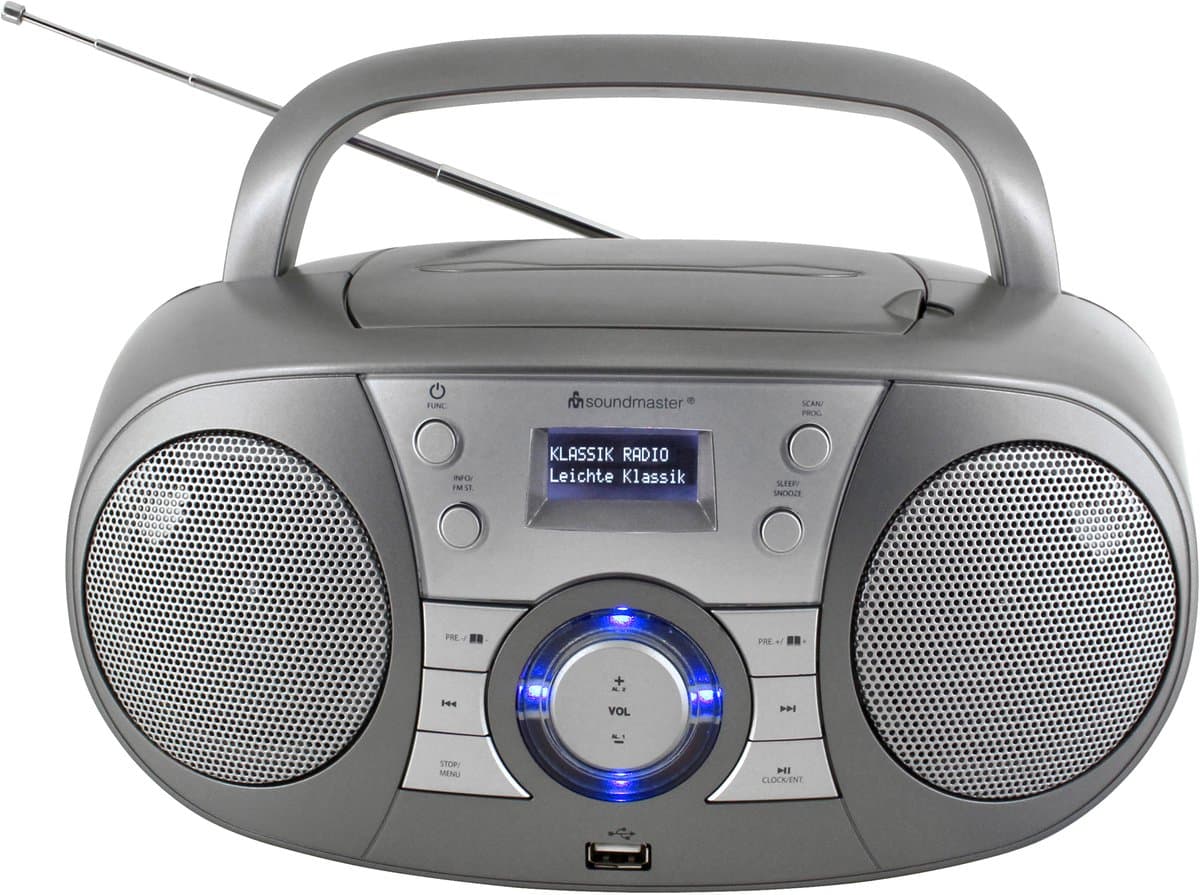 Soundmaster SCD1800TI - Boombox met DAB+/FM-radio, CD/MP3-speler, bluetooth en USB — afbeelding 1