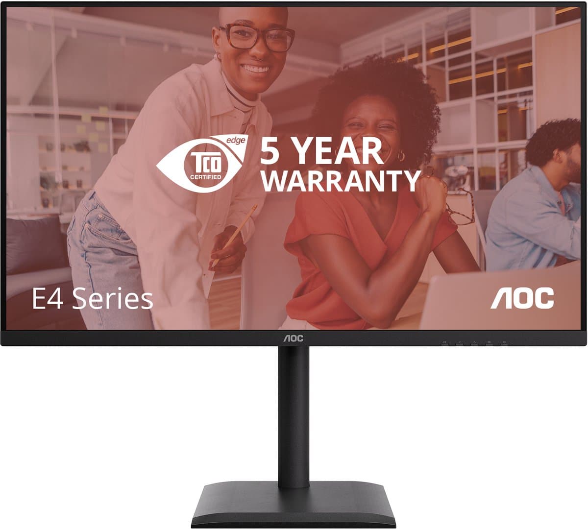 AOC E4 Q32E4U computer monitor 80 cm (31.5") 2560 x 1440 Pixels Quad HD LED Zwart — afbeelding 1