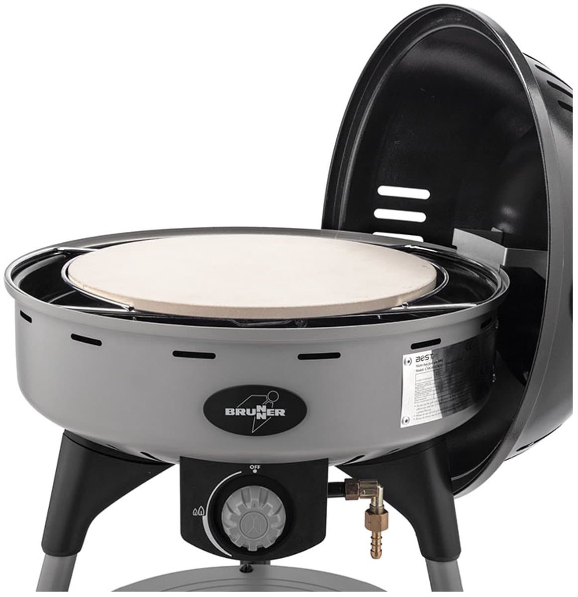 Brunner Pizzasteel Devil - Geschikt voor Devil BBQruiser - Geschikt voor 700°C+ — afbeelding 1