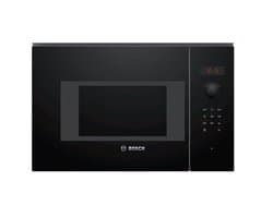 Bosch BFL523MB1F - Serie 4 - Inbouwmagnetron - 38x59 cm - 20 l - Zwart - Eenvoudig te reinigen met hydrolyse — afbeelding 1