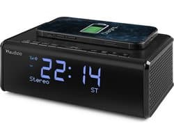 Wekkerradio DAB - Audizio Cuneo - Bluetooth wekkerradio met draadloze oplader