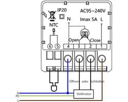 Digitale Wifi Thermostaat voor Vloerverwarming met Externe Sensor en App Bediening