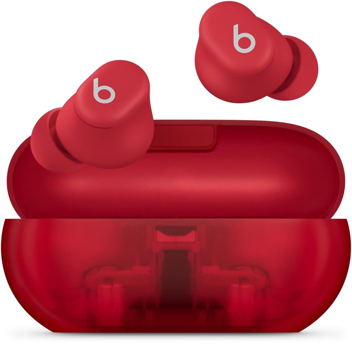 Beats Solo Buds Draadloze Oortjes - Bluetooth In-ear Oordopjes - Transparent Red — afbeelding 1