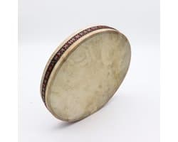 Handgemaakte Sjamanistische Oceaan Healing Trommel - Shaman Sound Healing Ocean Drum - Echt Geitenleer - 30x30x4cm